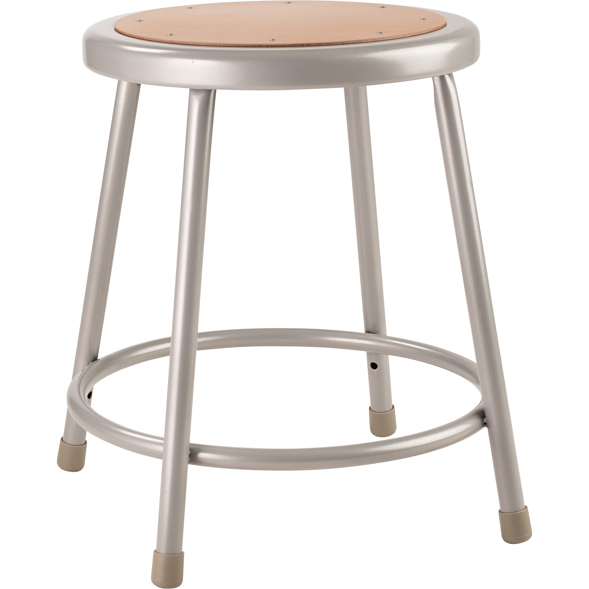 National Public Seating, 18in. Heavy Duty Steel Stool, Grey, Primary Color Gray, Included (qty.) 1, Seating Type Office Stool, Model# 6218